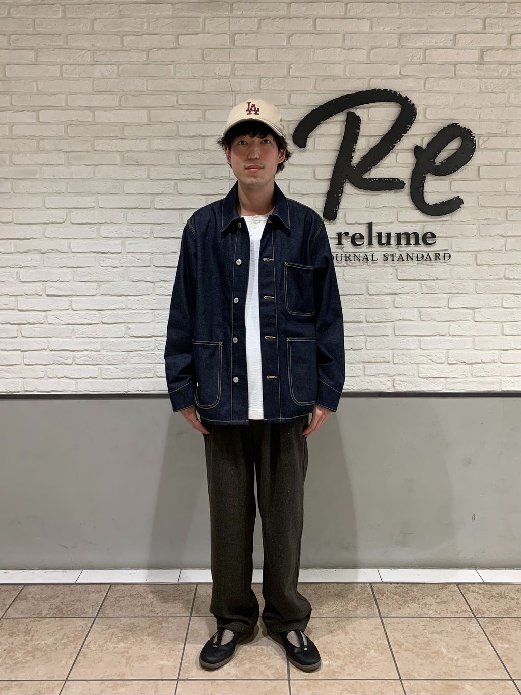 予約》クラフトデニム 13.5OZ カバーオールのコーディネートスナップ