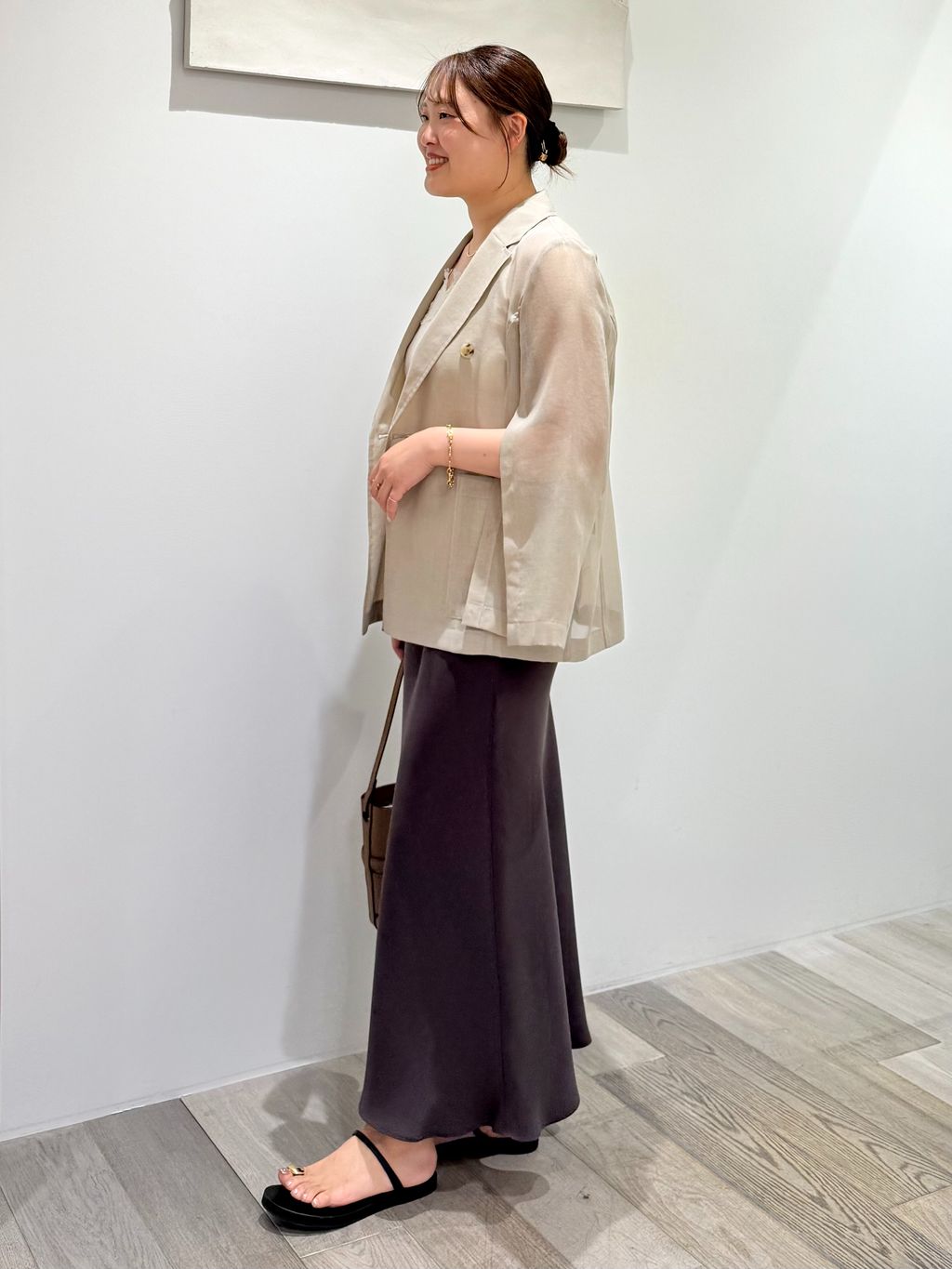 追加・新色》【洗える】スリットスリーブシアージャケットの