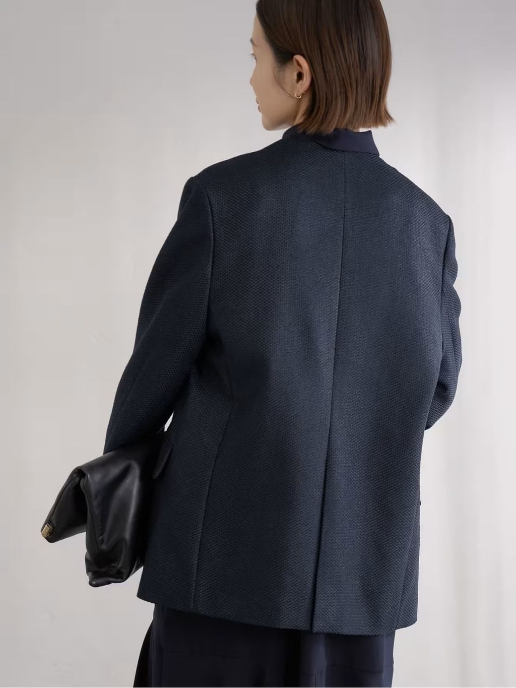 なっどだいなす 　IENA ウールサージ W前ジャケット 38　ネイビー IENAのコーディネートスナップ（Suzy）｜IENA（イエナ）｜BAYCREW'S STORE