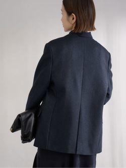 予約》&NAVY ツィーディーダブルジャケットのコーディネートスナップ