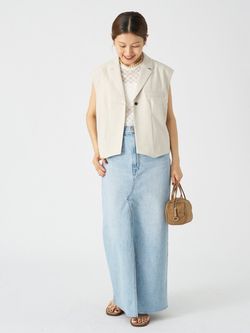 ラペルドショートジレのコーディネートスナップ（Suzy）｜IENA（イエナ