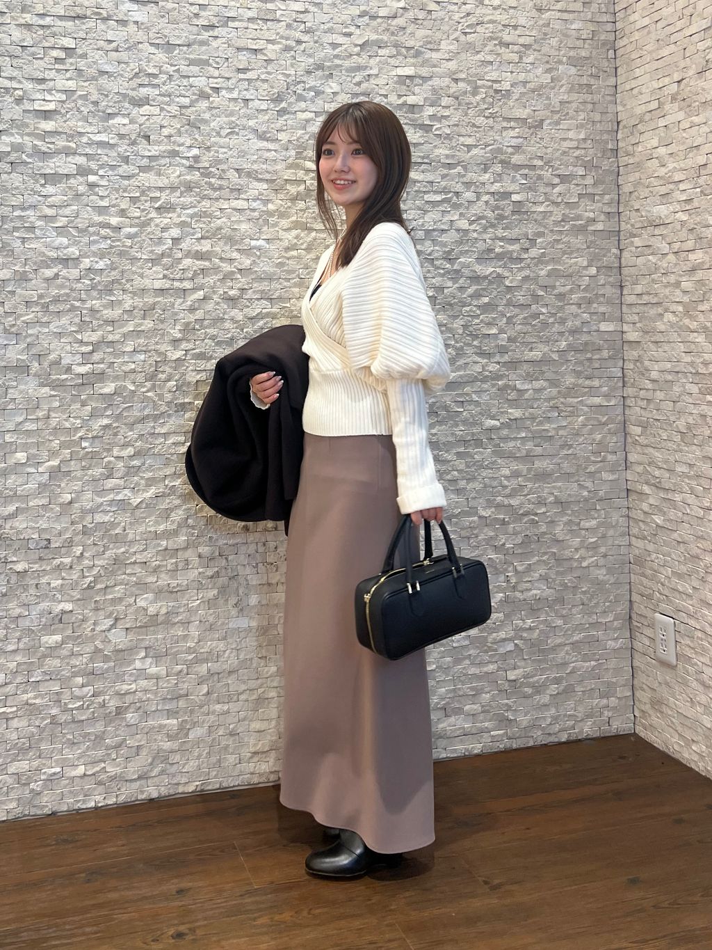 追加》【洗える】コンフォートジャージーライクタイトスカート8の