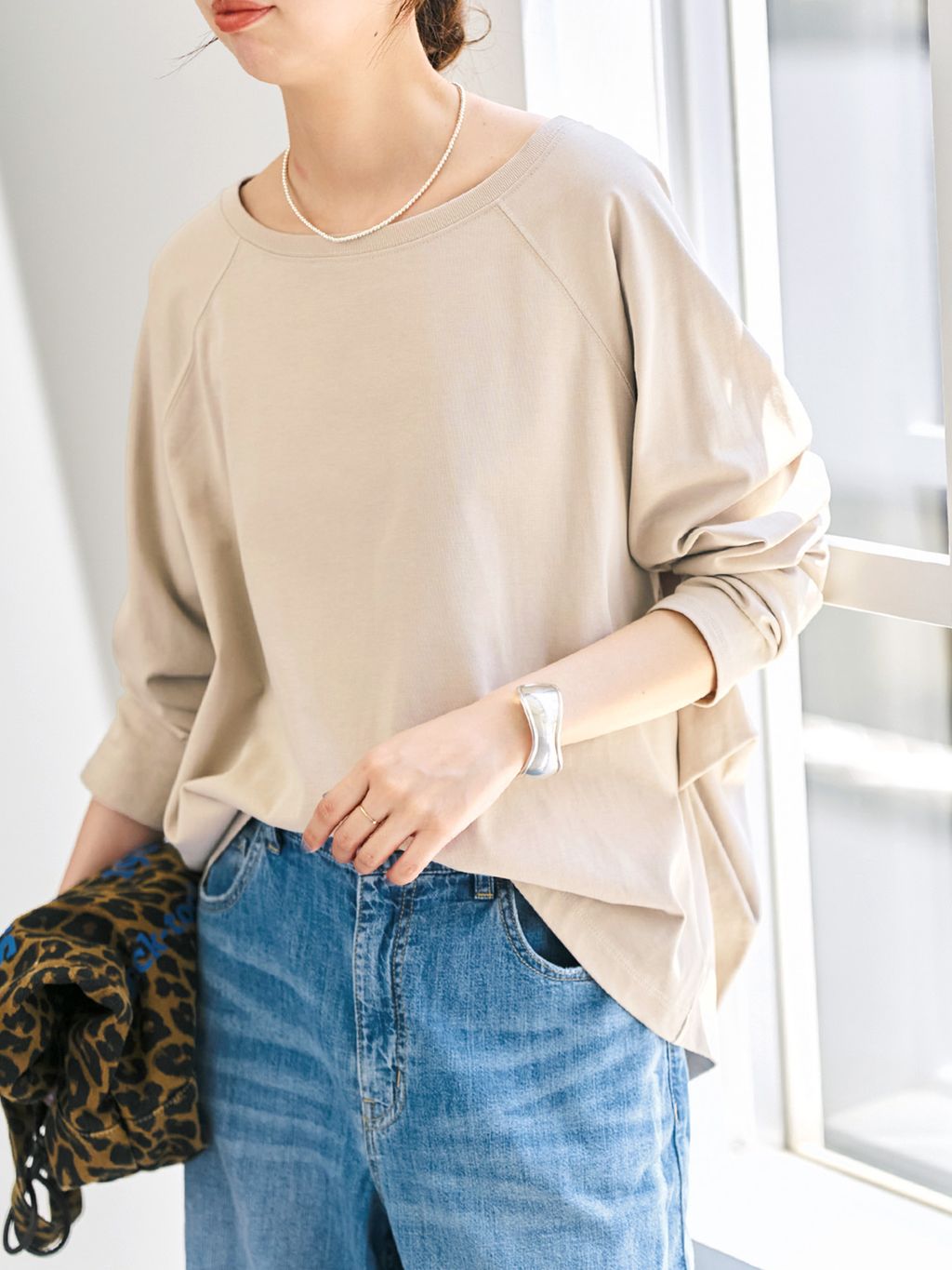 WEB限定カラー有り / 追加予約》ボートネックバックタックプルオーバー