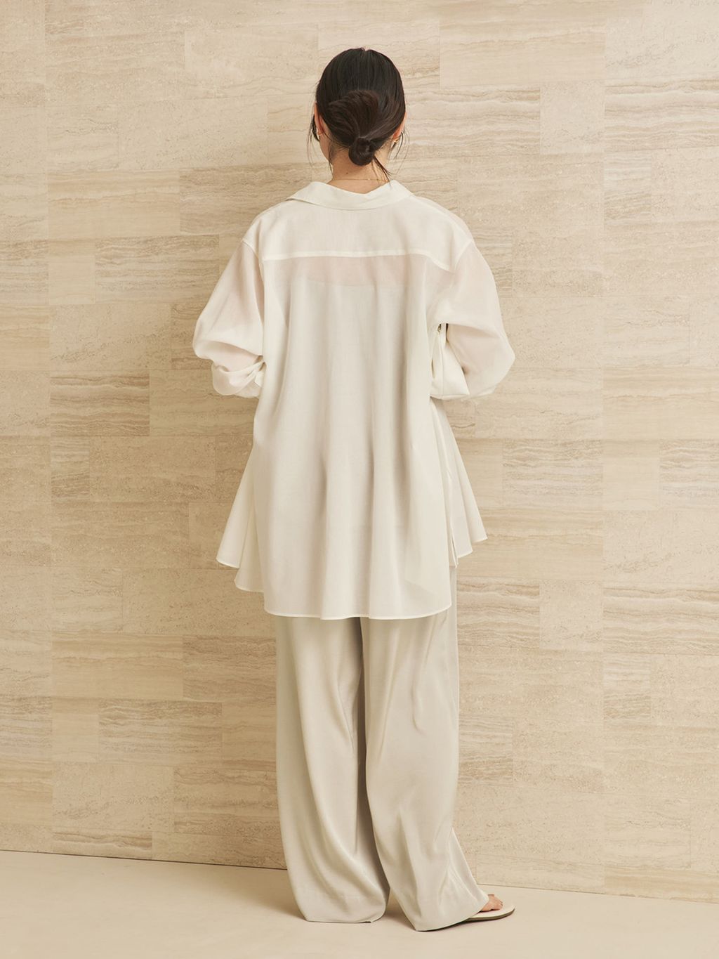 追加》dull satin キャミソールのコーディネートスナップ（mizuka