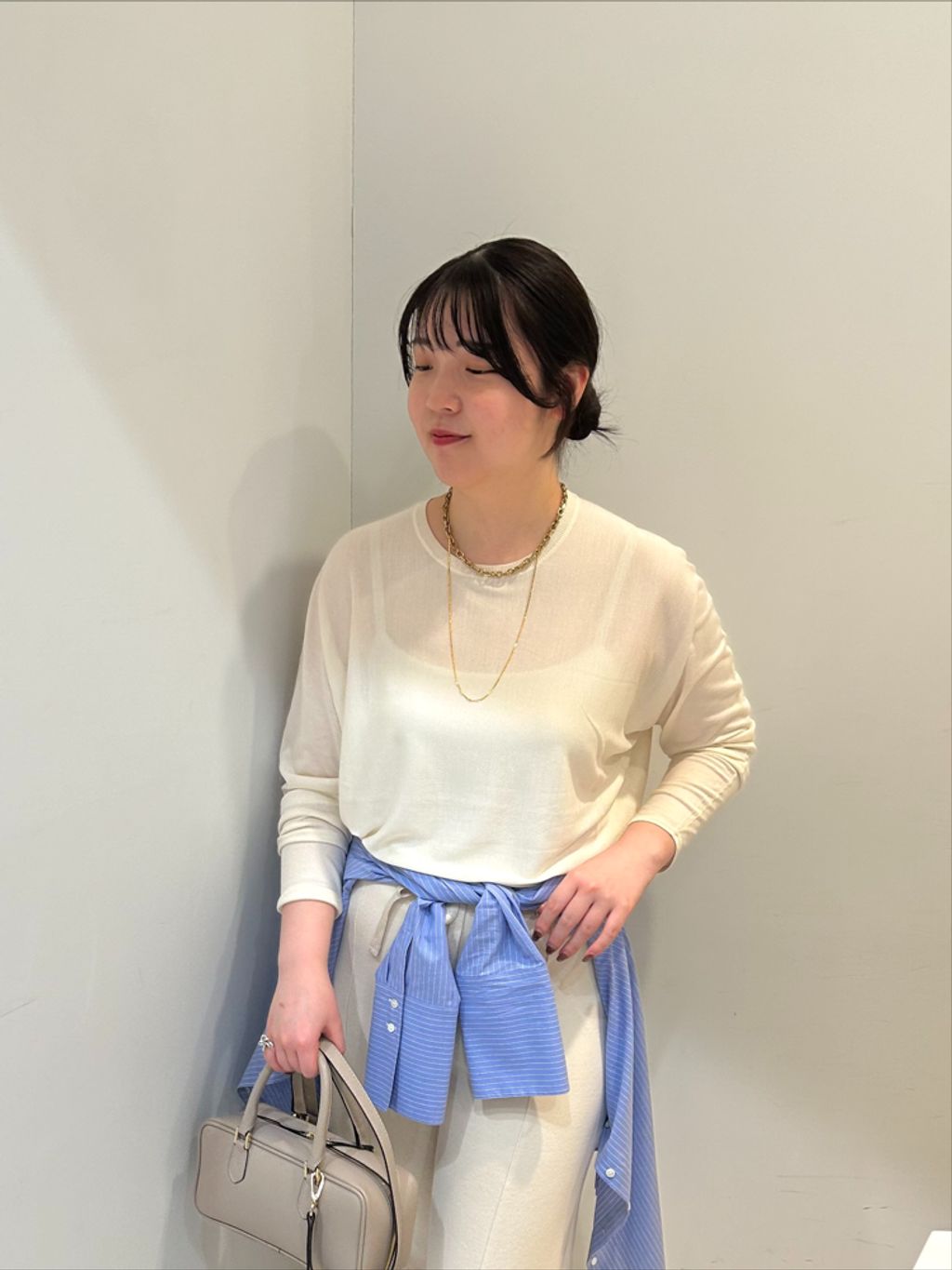 NOBLE ELENI/エルニシルクニットプルオーバー定価29700円 追加》ELENI/エルニ シルクニットプルオーバー（ニット／セーター