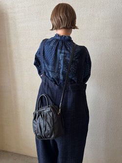 【JOURNAL STANDARD LUXE】М　デニム　麻混　サスペンダー JOURNAL STANDARD LUXE】М デニム 麻混 サスペンダー 2023ss