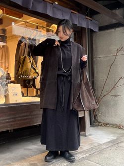 スウェードベストのコーディネートスナップ（R.T）｜journal standard