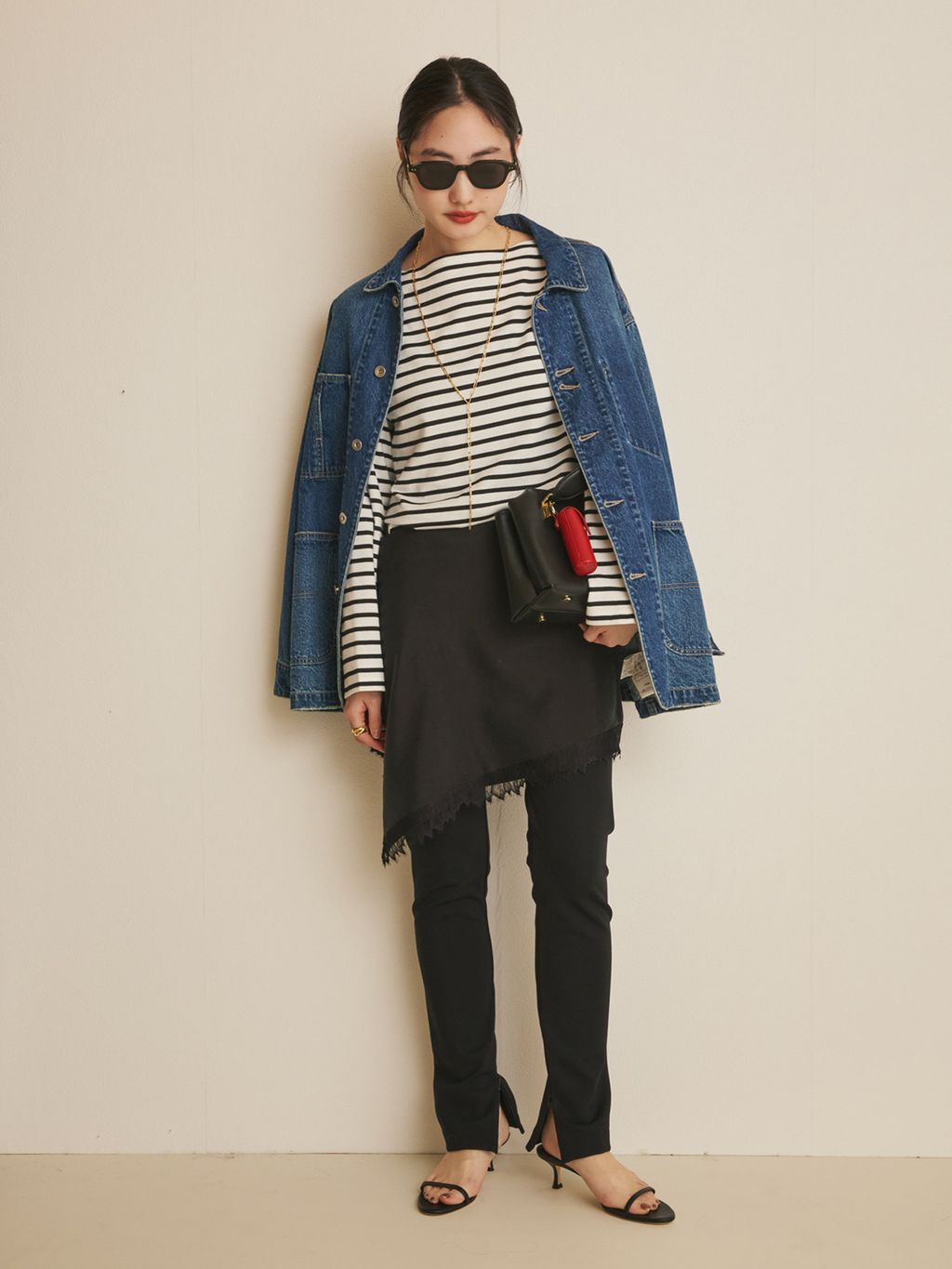 一部カラーWEB限定追加》coverall 4のコーディネートスナップ（mizuka