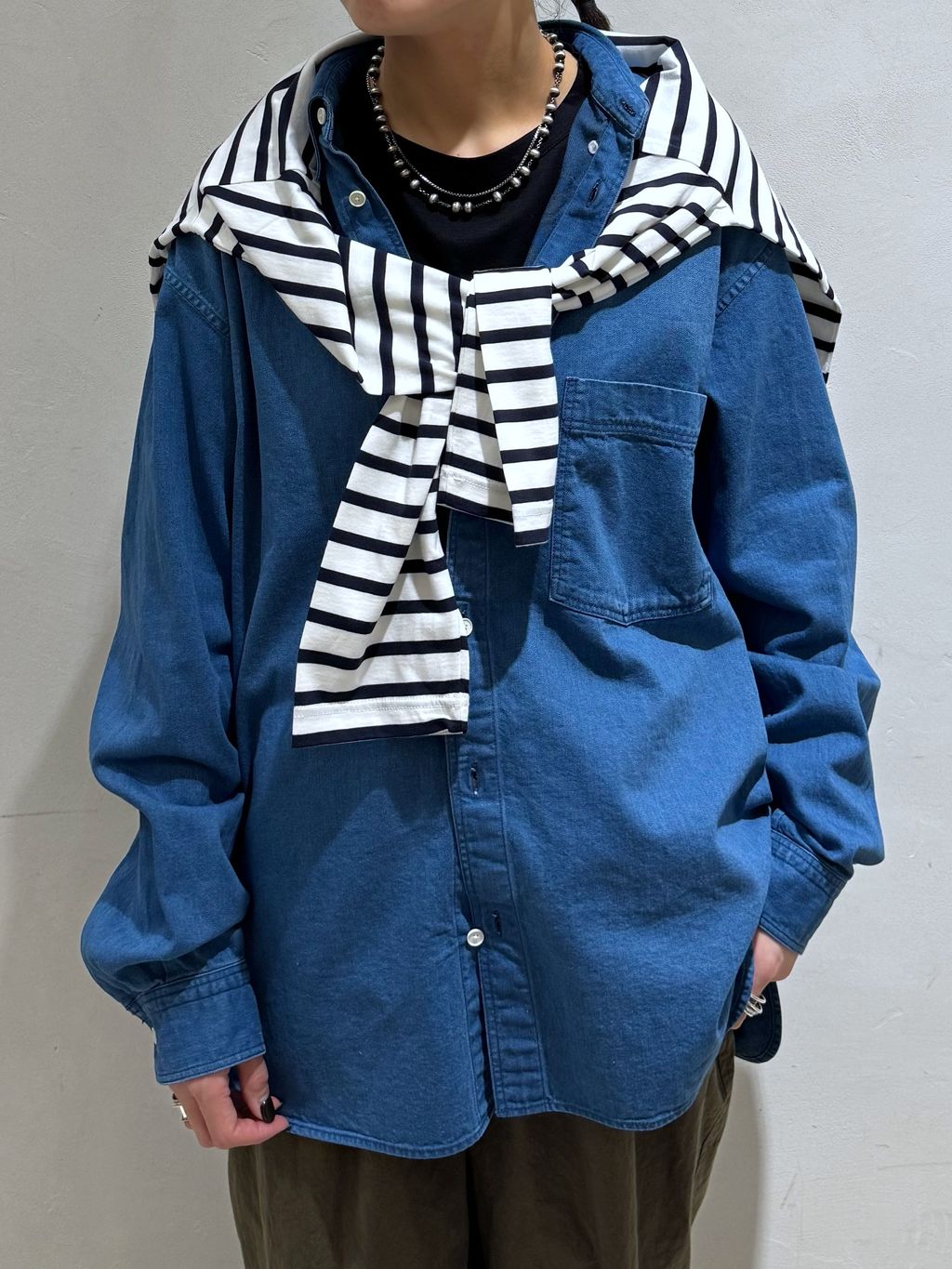 バフワッシャー イージーパンツのコーディネートスナップ（Y.K