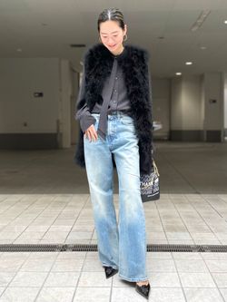 YVES SALOMON/イヴ サロモン】 FUR GILET（ジレ）｜L'Appartement