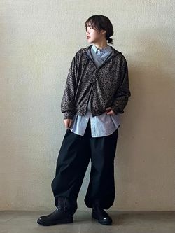 レオパード フーディのコーディネートスナップ（KY）｜journal