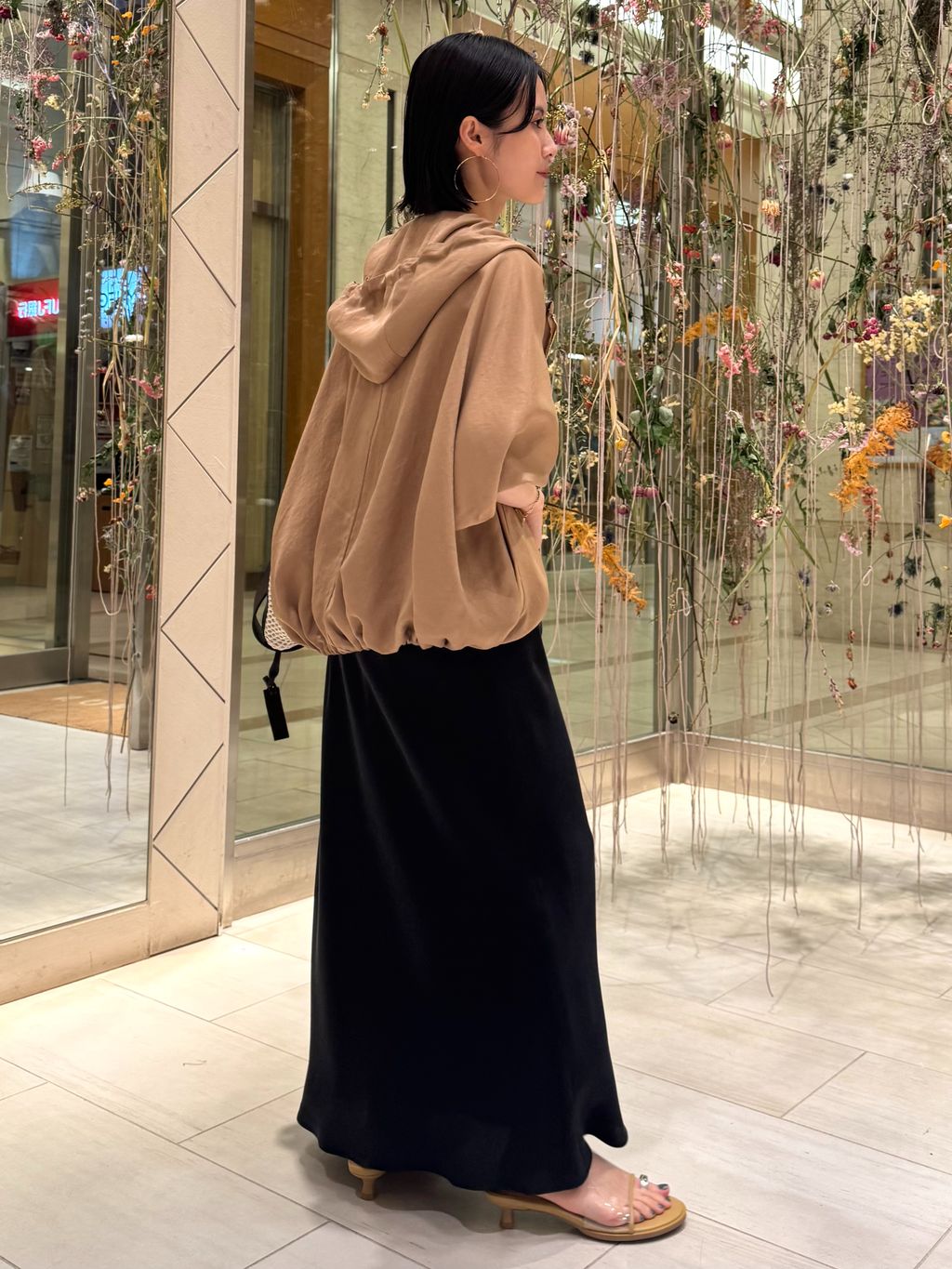noble ミルキーサテンアノラックパーカー NOBLE｜ミルキーサテンアノラックパーカー | Rakuten Fashion(楽天