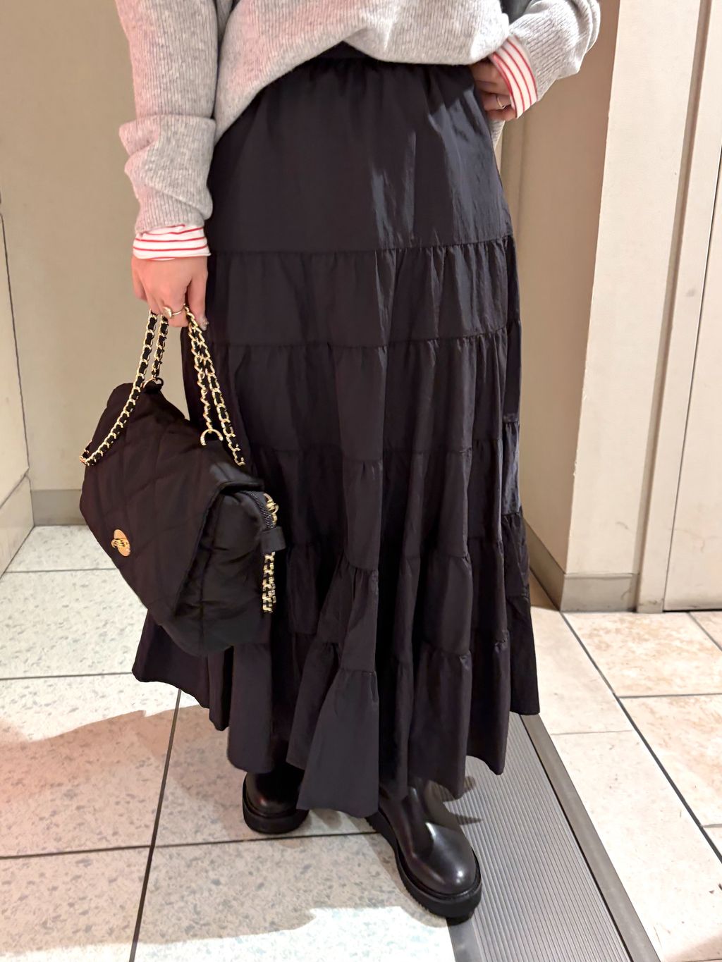 セットアップ対応可》エアリーワイドシルエットフーディーの