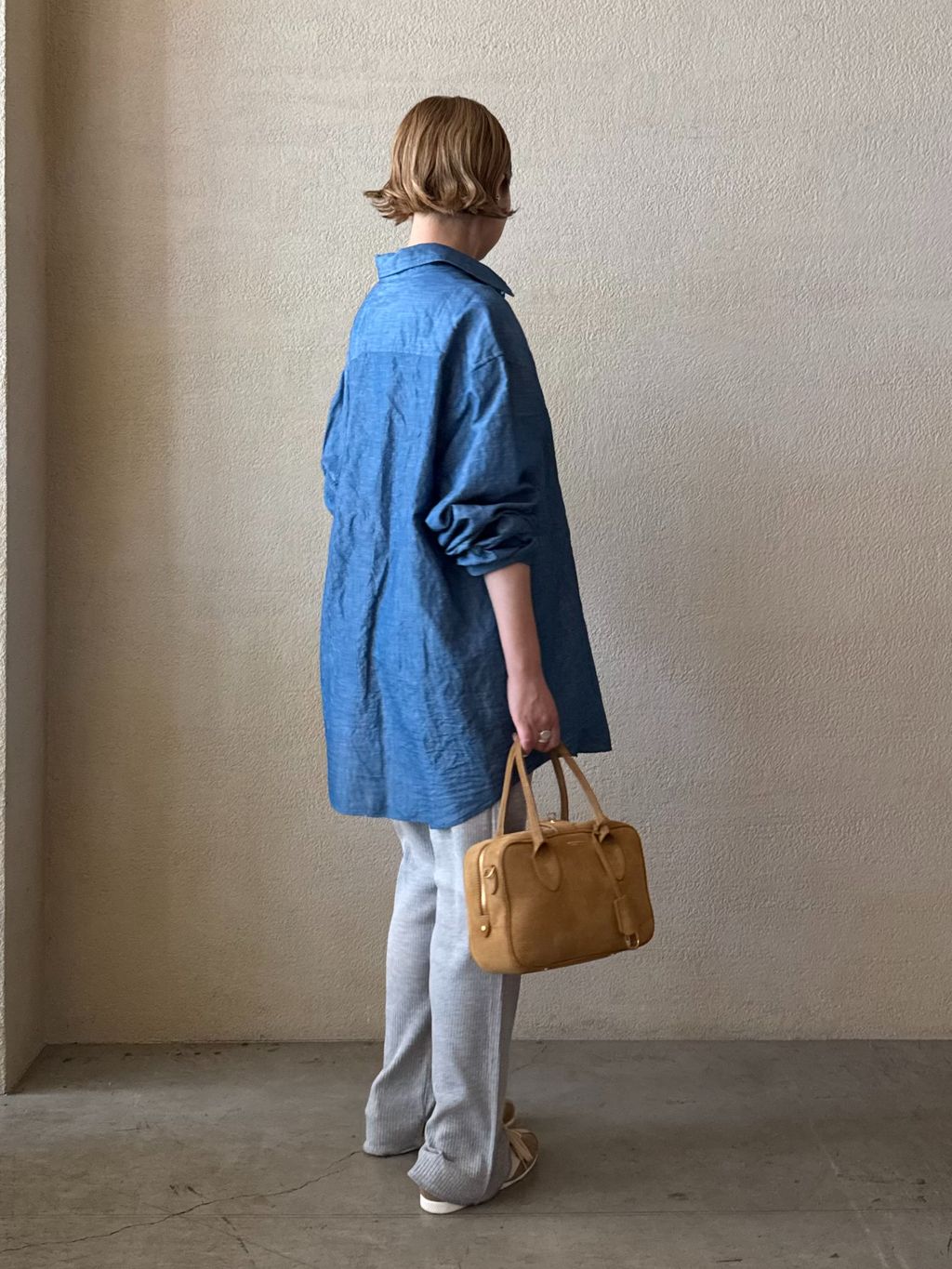CLシャンブレー Plainシャツのコーディネートスナップ（Y.S