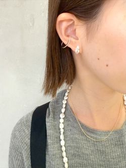 アラキヘイチェーン40cmネックレス K18のコーディネートスナップ