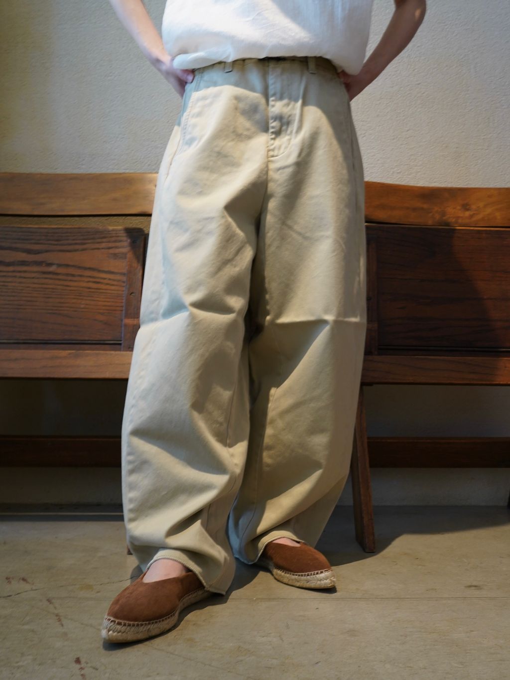 追加》チノ スウィッチパンツのコーディネートスナップ（KS）｜journal