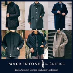 別注マッキントッシュ】伝統とモダンが融合した、2025A/Wコレクション