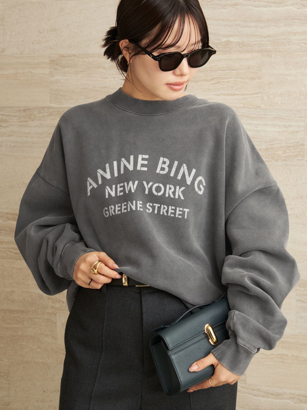 ANINEBING スウェット AP STUDIO｜*【ANINE BING/アニン ビン】SPENCER SWEAT | Rakuten
