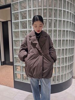 ARTIROSA 撥水テイラーコクーンダウンのコーディネートスナップ