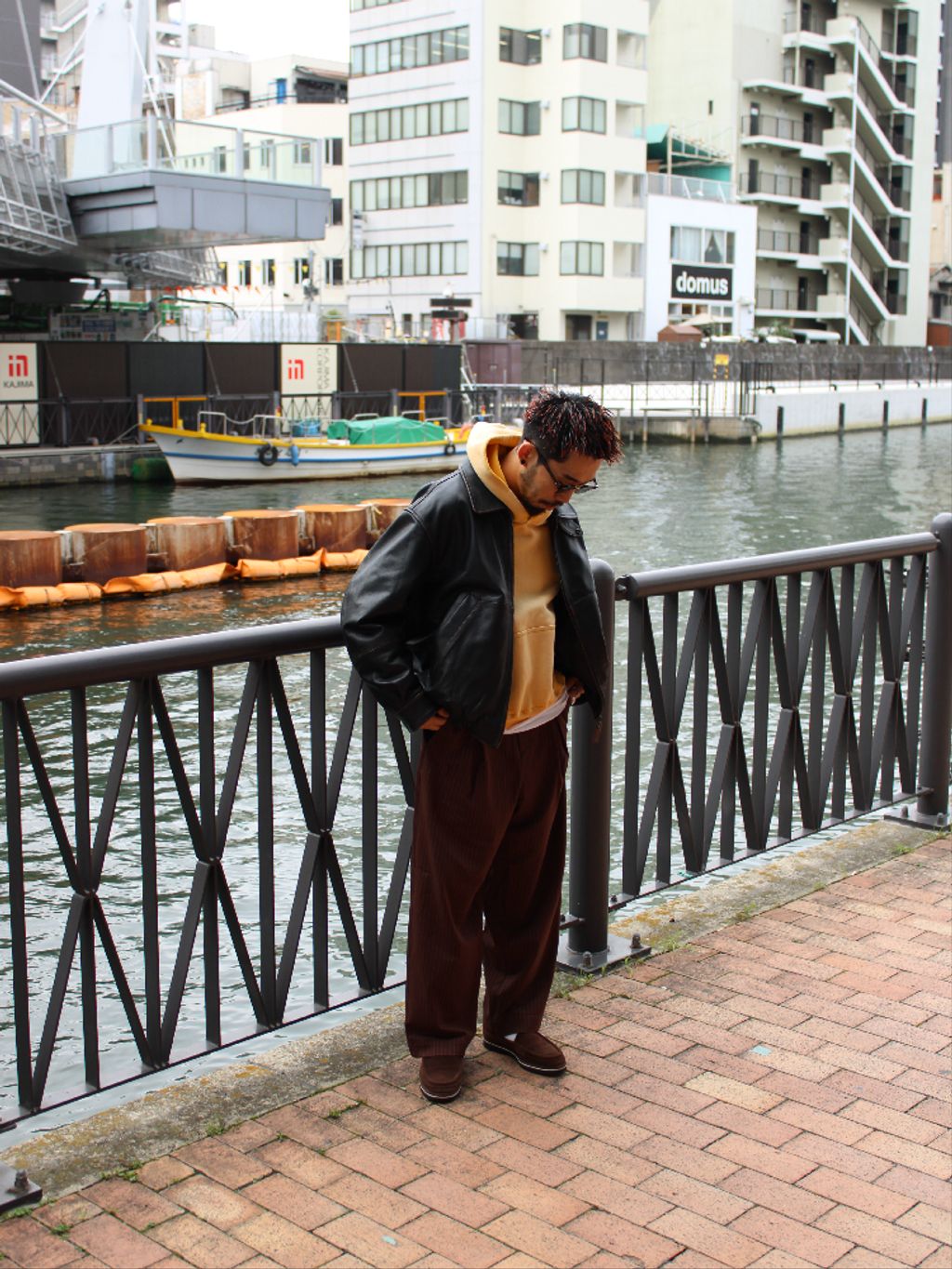 CCU × WISM別注 COMFORTABLE SWINGTOP JACKET COWのコーディネート