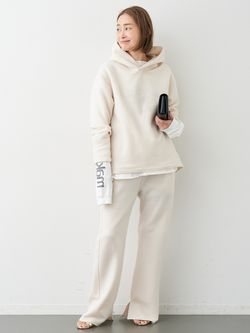 Prime wool フリースパンツのコーディネートスナップ（MIZU
