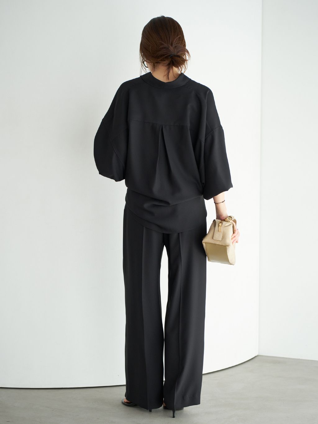 Dolman Wrap シャツのコーディネートスナップ（yoshie）｜Plage