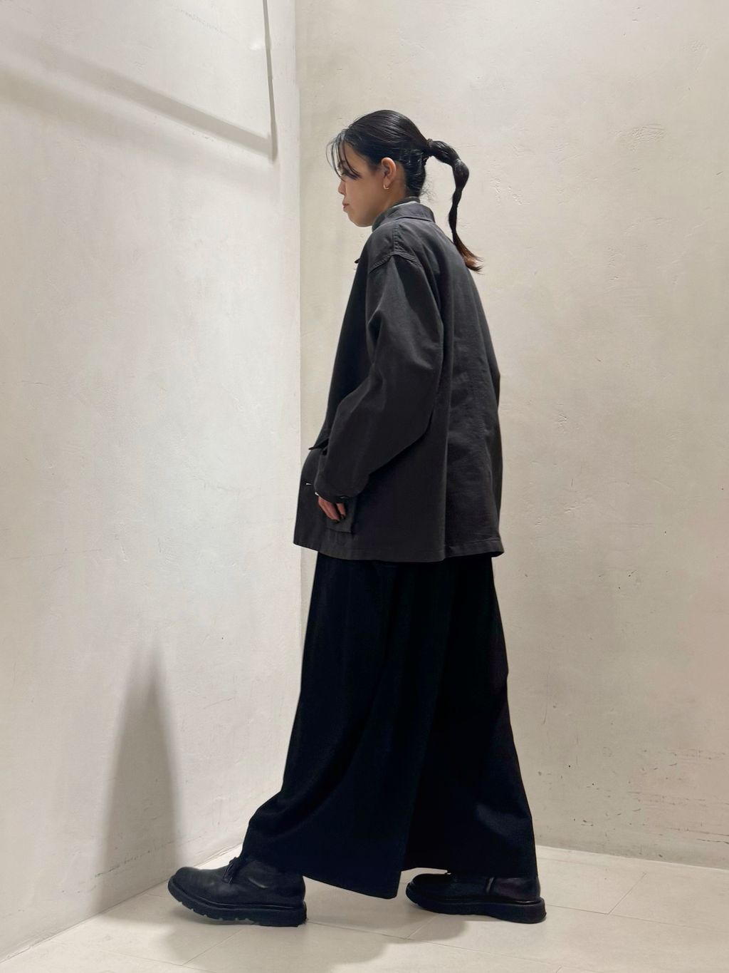 追加》フェイクレザー サークルBAG-Mのコーディネートスナップ（Y.K