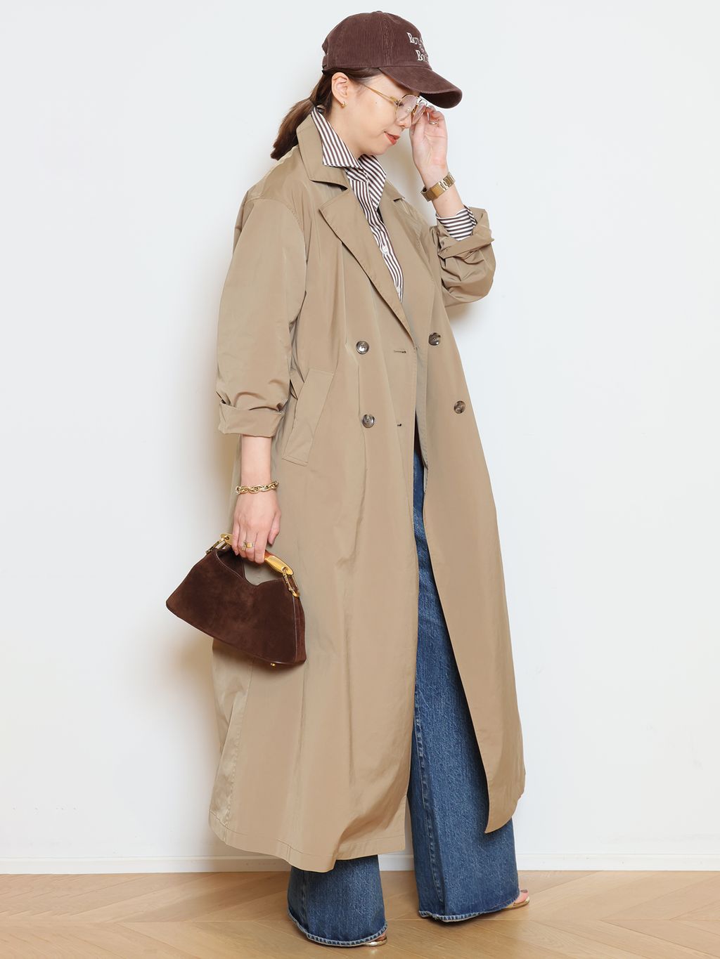 Col Pierrot/コル ピエロ】Light Trench コートのコーディネート