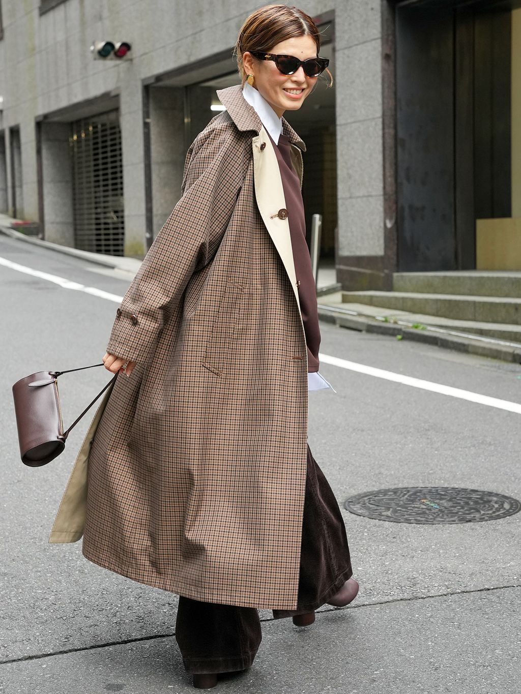MACKINTOSH/マッキントッシュ】REVERSIBLE COATのコーディネート