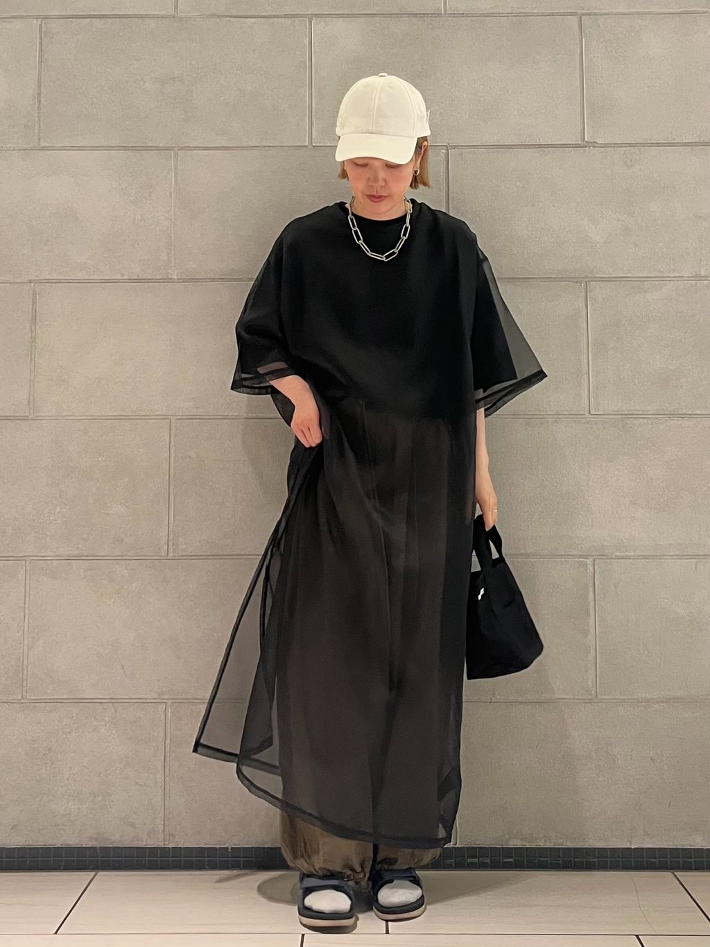 SUNDAY Sheer T-ワンピースのコーディネートスナップ（K.M）｜journal