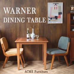 【良品】ACME アクメファニチャー ワーナー ダイニングチェア 1人掛け 暮らしに深みを添える、ACME FURNITURE 「WARNER DINING TABLE