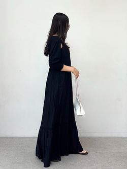 クリンクルプリーツギャザーキャミワンピース　36 洗える】クリンクルプリーツギャザーキャミワンピースのコーディネート