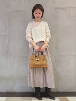 予約》ティアドロップラインダイヤリング K10（リング）｜Lilas（リラ