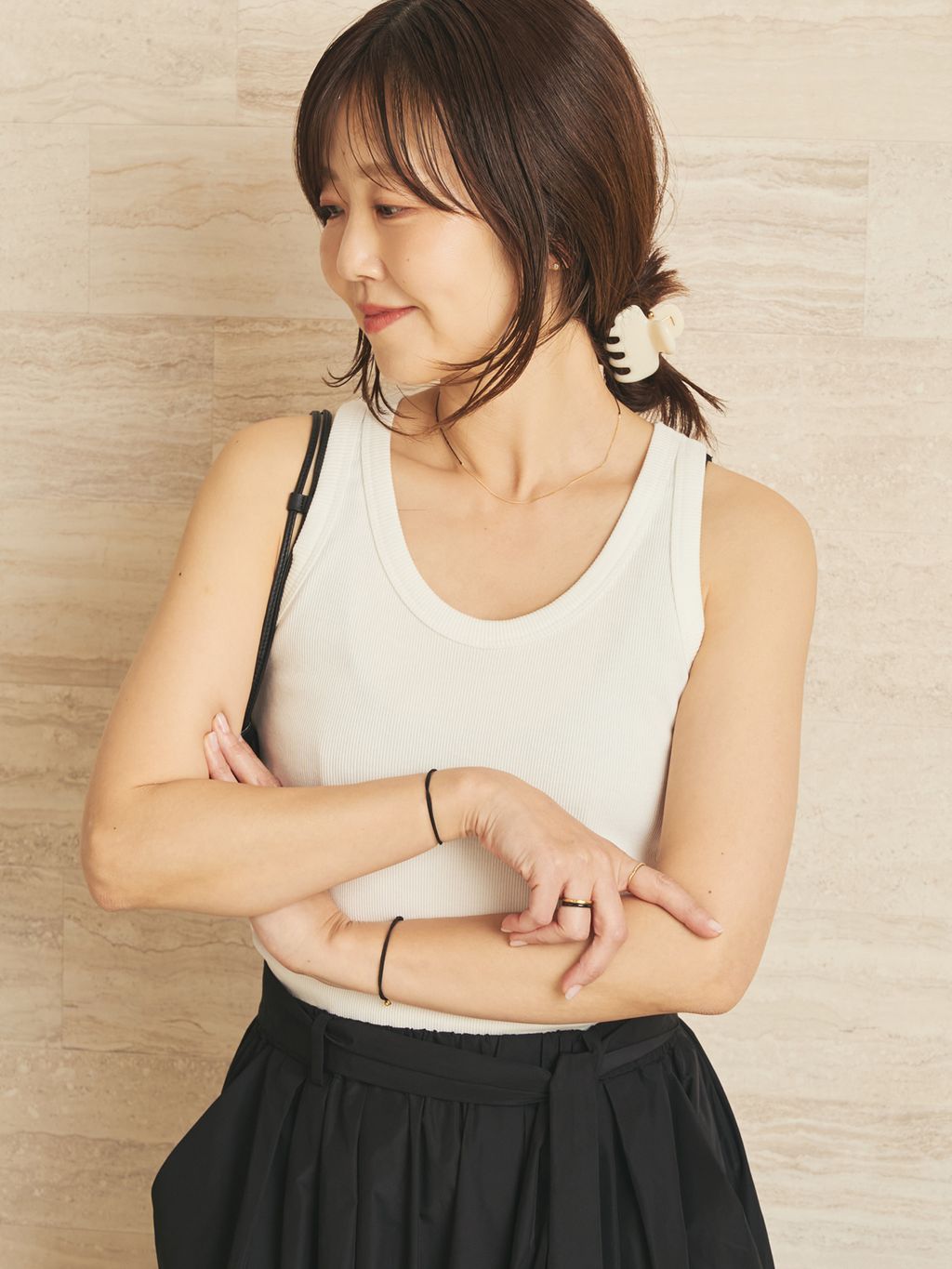 Dressy Long スカートのコーディネートスナップ（yoshie）｜Plage