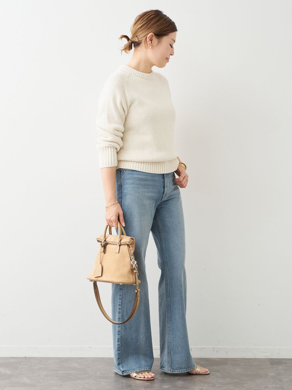 BITTER デニムパンツのコーディネートスナップ（HIRO）｜Deuxieme