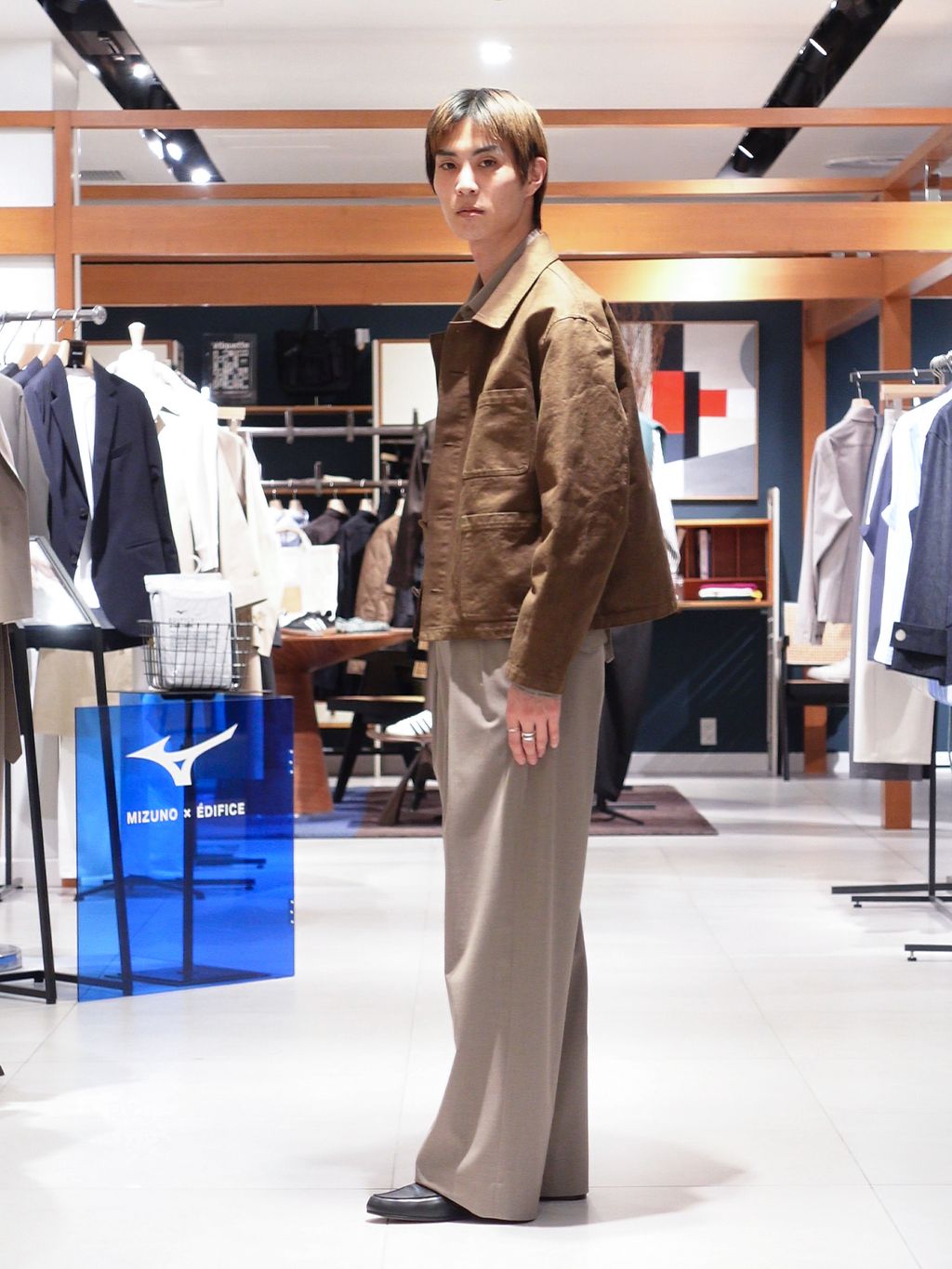 AURALEE (オーラリー) GARMENT-DYED ORGANIC COTTON HEAVY TWILL SHORT
