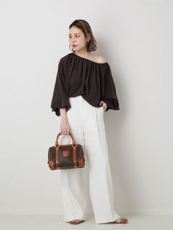 VINTAGE CELINE/セリーヌ】マカダム ボストンバッグ 25の