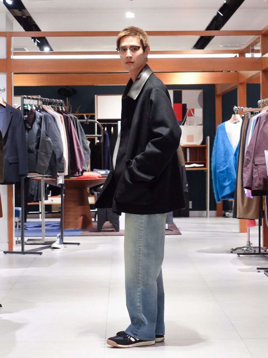AURALEE (オーラリー) CASHMERE MELTON HAND SEWN ブルゾンの