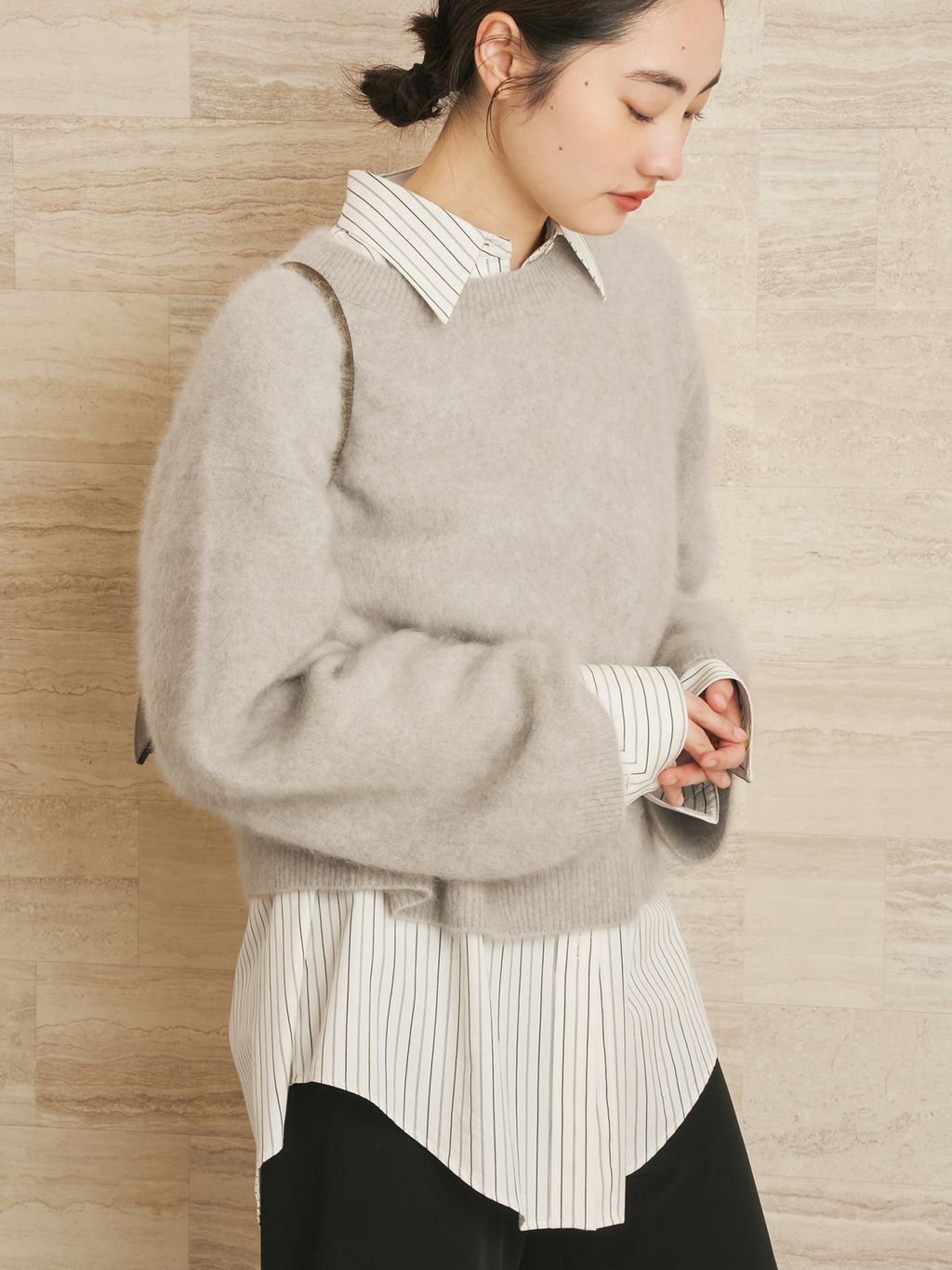 一部カラー六本木店・WEB限定》Fur Essential ニットのコーディネート