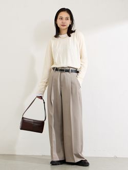 ドライツイル2タックワイドスラックスパンツ（スラックス）｜JOURNAL