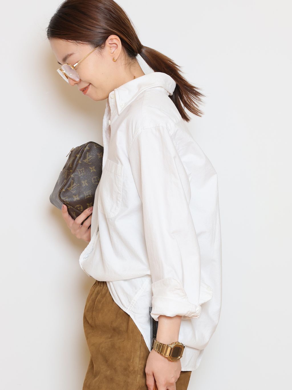 OXFORD ボタンダウン シャツのコーディネートスナップ（HASE）｜MUSE