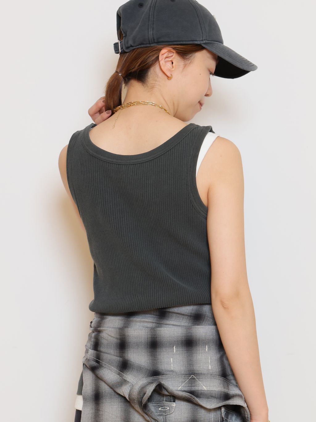 JOHNBULL/ジョンブル】ピグメントハリヌキTANKTOPのコーディネート