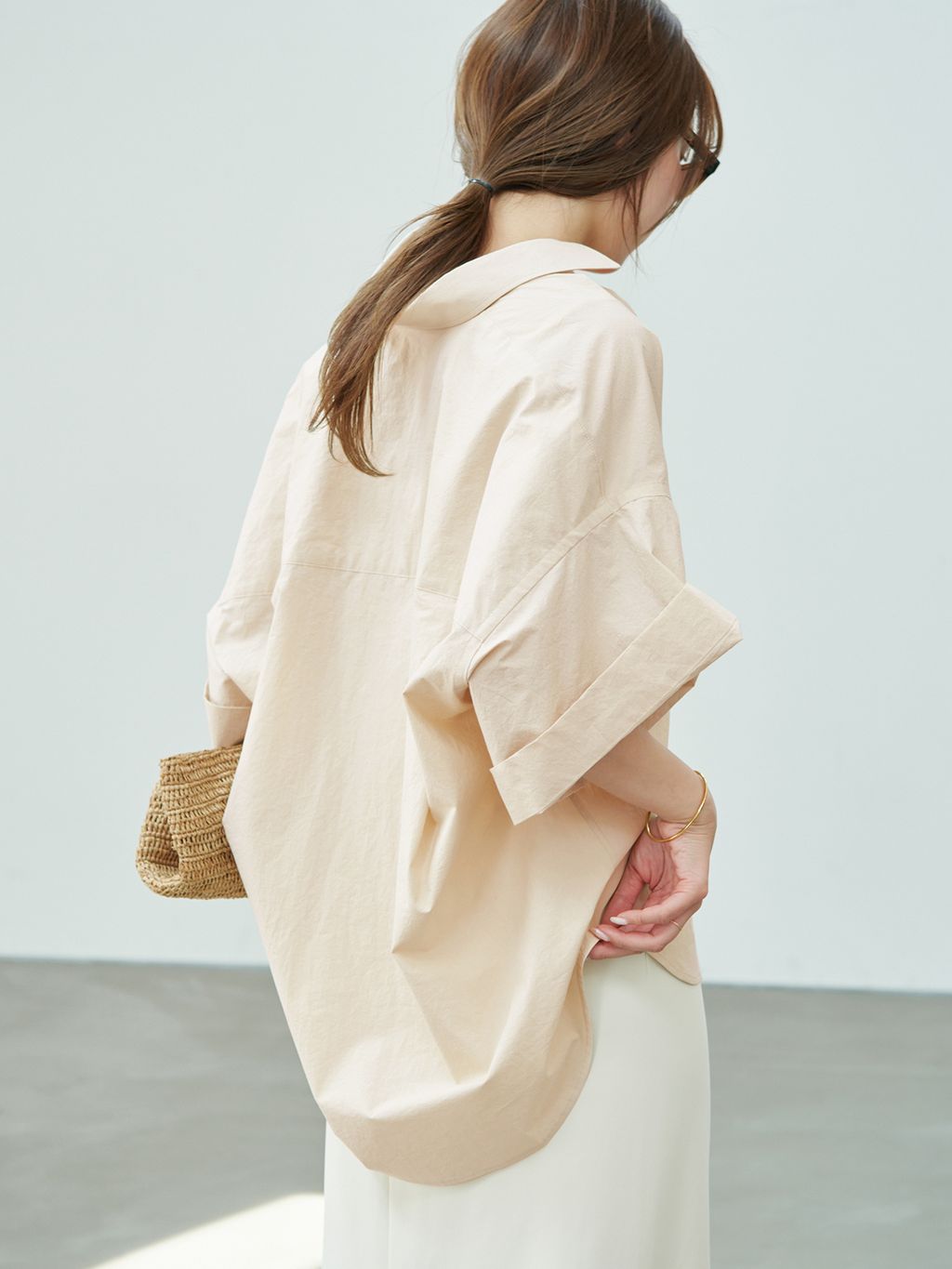 追加予約》Roll Up Cuffs シャツ 2のコーディネートスナップ（yuzuki