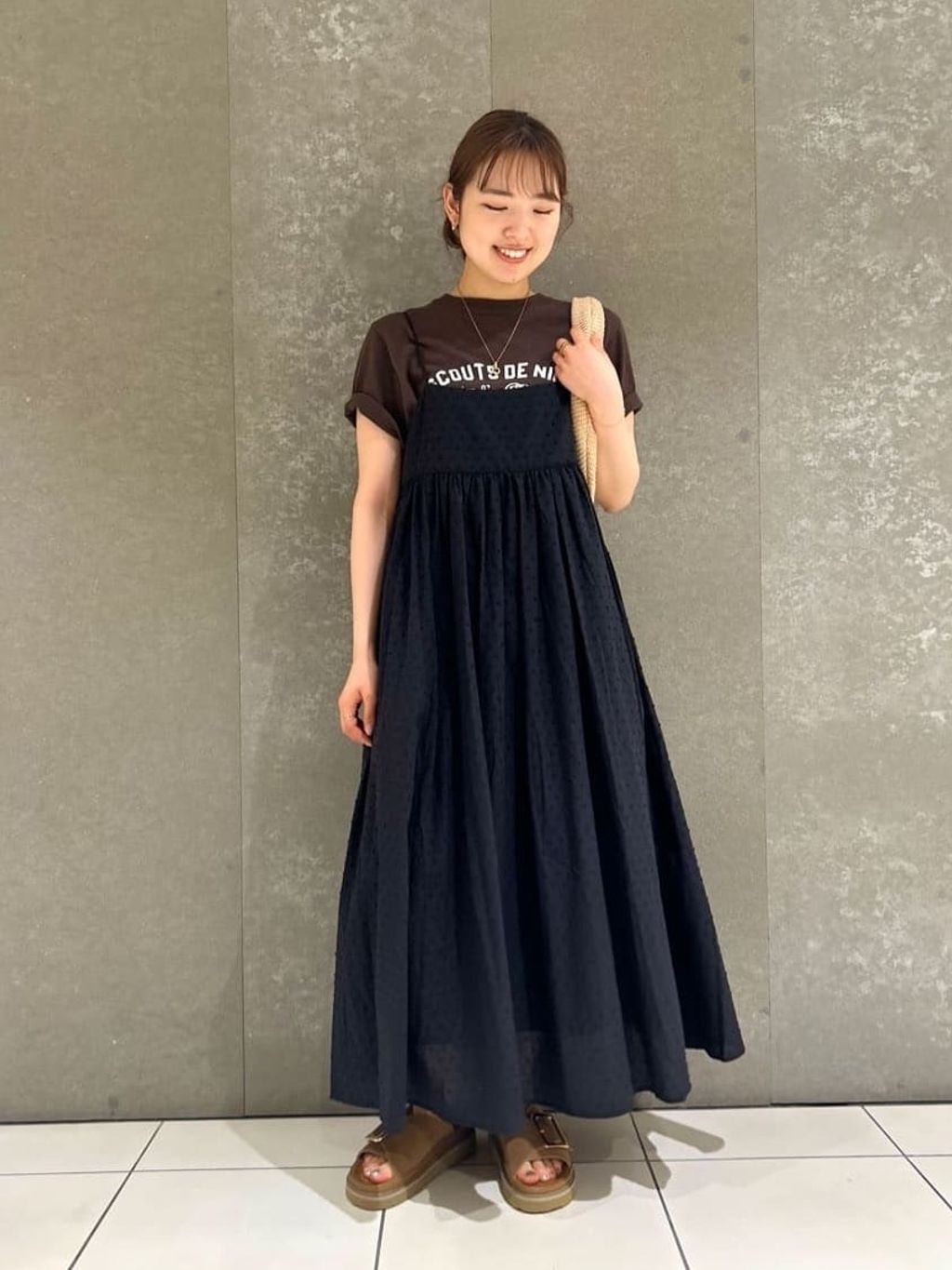 2枚セット/一部カラーWEB・店舗限定》エアリーギャザーキャミ