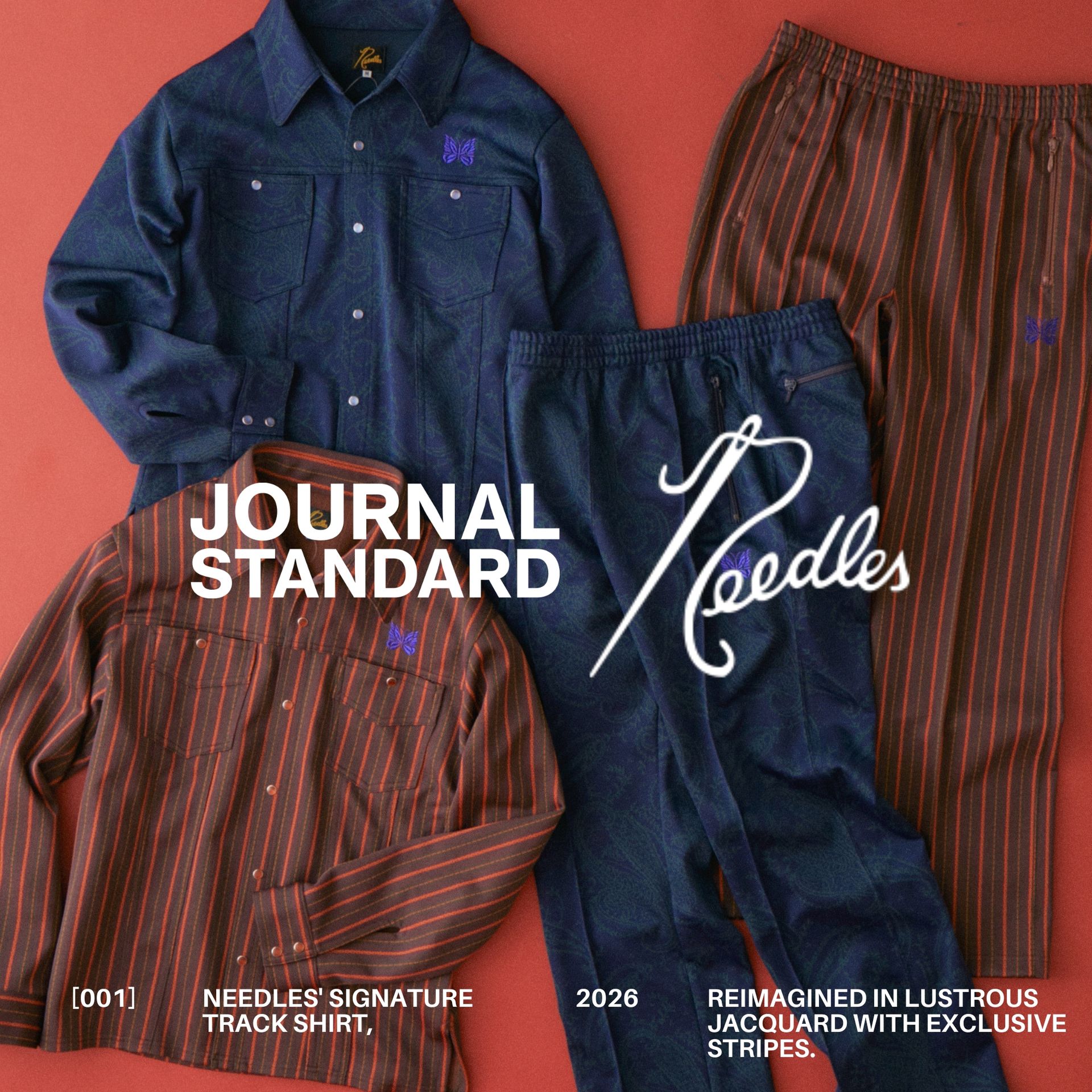 Needles ネイビー上下セット 一着でも、セットでも。別注NEEDLESの新定番。｜JOURNAL STANDARD