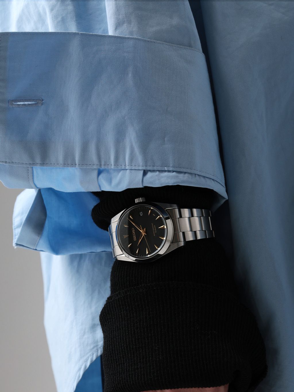 SEIKO Exclusive IENA x HIROB Black 別注のコーディネートスナップ