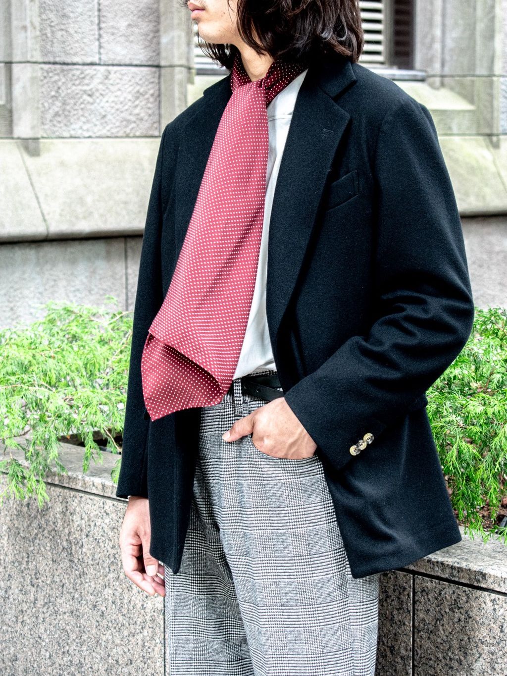 la favola(ラ ファーヴォラ) 別注 Semi Double Flap ジャケットの 