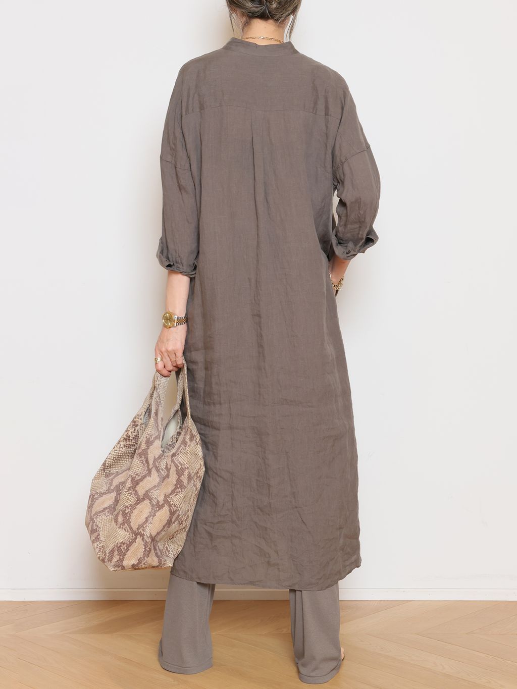 Linen ワンピースのコーディネートスナップ（MUSE）｜MUSE de Deuxieme 