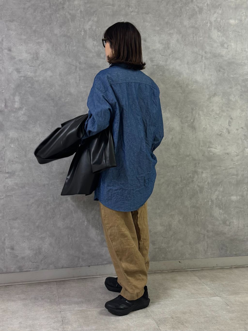 CLシャンブレー Plainシャツのコーディネートスナップ（A.O）｜journal