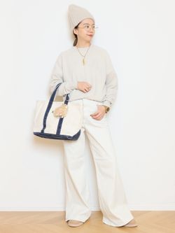 CAPRI クルーネックプルオーバーのコーディネートスナップ（HASE